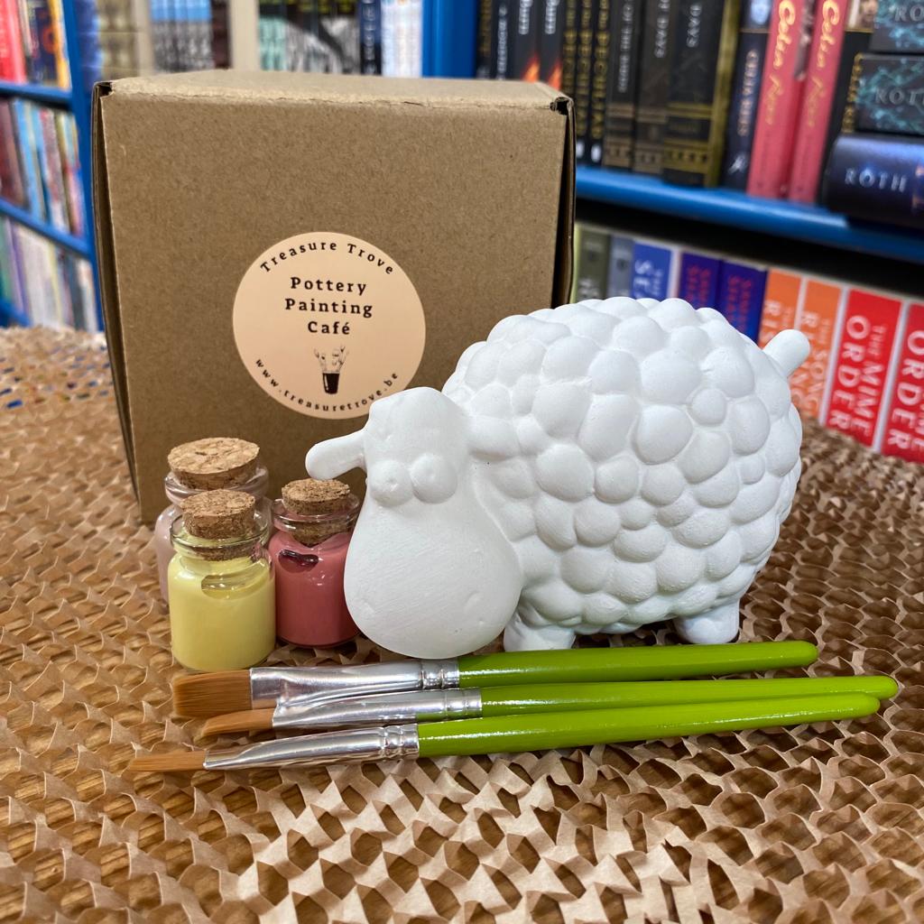 Pottery Painting Gift Kit – Sheep
